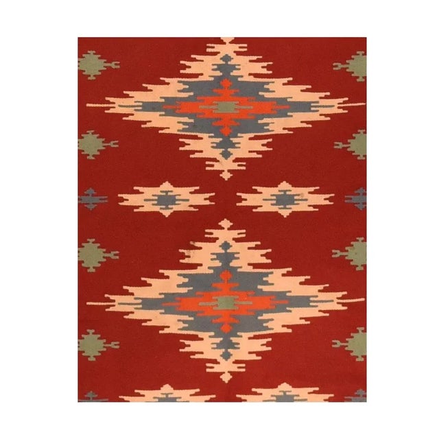 Traditional Vintage Kilim Rug 4'0" X 6'9'' For Sale - Image 3 of 3