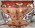 Persimmon Vintage Moriage Gilt Chinese Fish Bowl Cache Pot For Sale - Image 8 of 14
