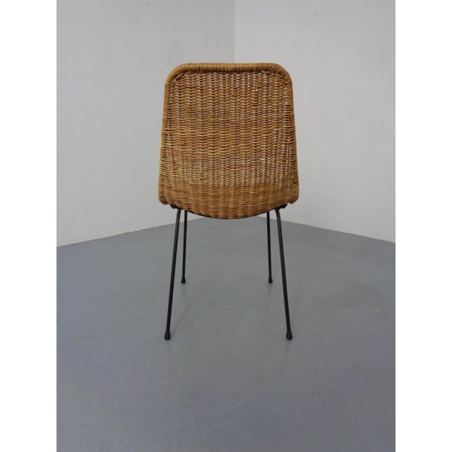 Wood Basket Chair by Gian Franco Legler, Italy, 1950s For Sale - Image 7 of 15