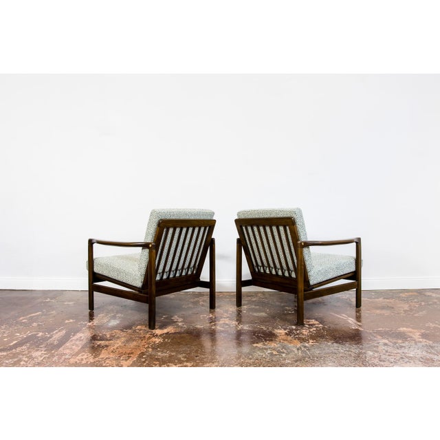 Mid-Century Modern Lounge Chairs by Zenon Bączyk, Poland, 1960s, Set of 2 For Sale - Image 13 of 18