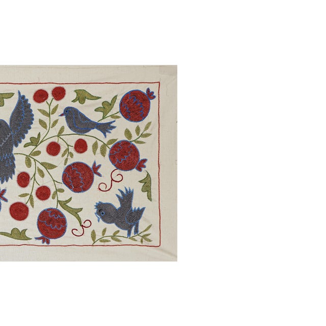 Vintage Suzani from Samarkand, circa 1900s. Dimension; 19.7'' x 36" inches /50 x 91 cm / 1'6'' x 2'9'' Material: 100%...