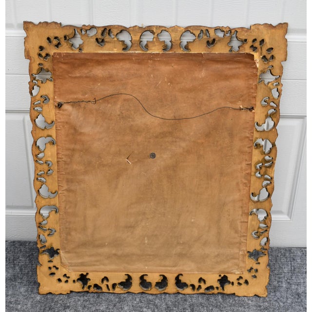 1940s Vintage Pair Framed Prints Coat of Arm Ornate Gold Gilt For Sale - Image 5 of 18