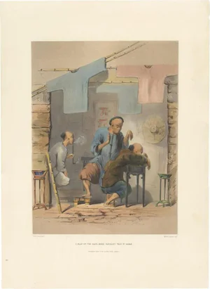 W.R. Snow, Chinese Opium Smokers, 1860, Paper