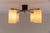Mid-Century Modern Mid-Century Modern Four-Armed Brass and Glass Lamp, 1950s For Sale - Image 3 of 13