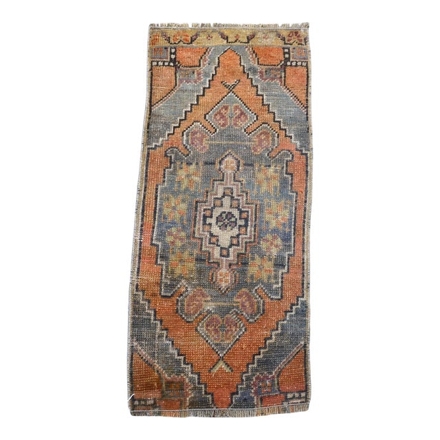 1960s Vintage Hand-knottted Anatolian Rug For Sale