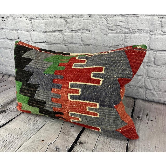 Vintage Pillow Case Turkish Kilim Pillow Decorative Kilim Pillow Dry cleaning only. PILLOW INSERT IS NOT INCLUDED