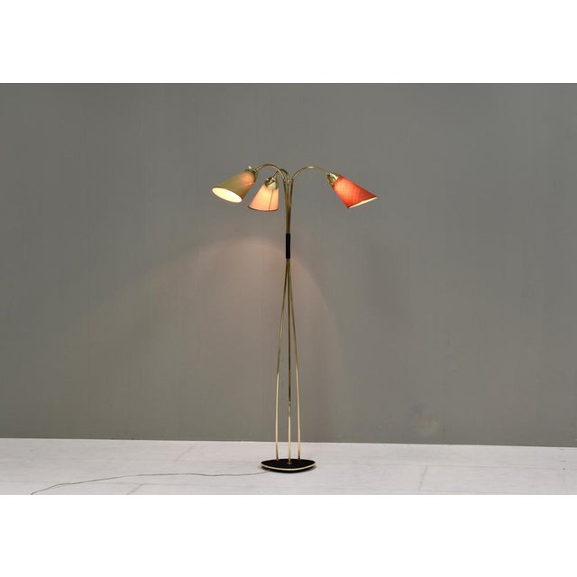Italian Triennale Floor Lamp in Brass from Arredoluce, 1950 For Sale - Image 3 of 18