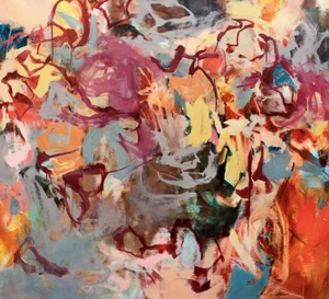 Original Abstract Oil Painting