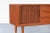 Mid-Century Modern 1960s Danish Modern Teak Tambour Door Credenza For Sale - Image 3 of 12
