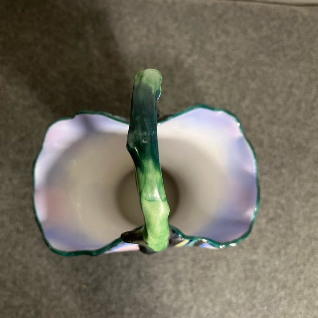 Early 20th Century Noritake Decorative Ceramic Floral Vase For Sale In Orlando - Image 6 of 9