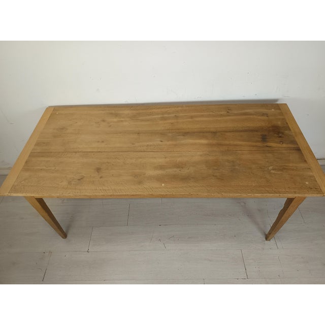 Vintage Farmhouse Table in Oak, 1890s For Sale - Image 16 of 18