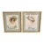 Pair of Vintage Framed Advertising Prints Titled "American Girl" For Sale