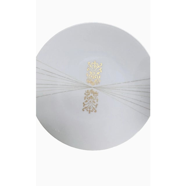 White Raymond Loewy for Rosenthal "Golden Radiance" 163 Piece Dinnerware Set For Sale - Image 8 of 9