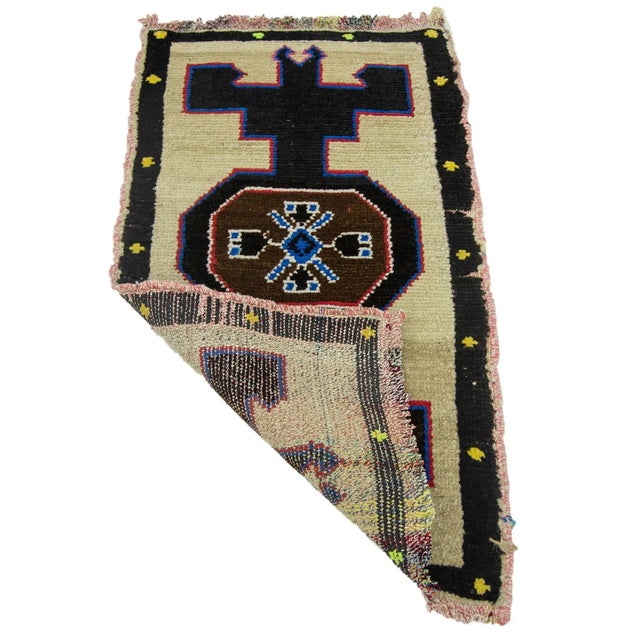 Mid-Century Modern Vintage Mid Century Rug For Sale - Image 3 of 4