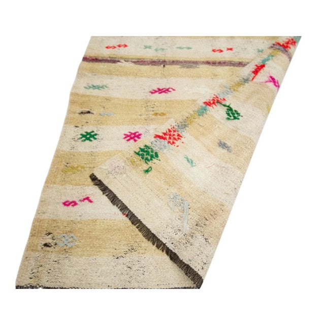 Mid 20th Century Vintage Turkish Kilim Runner For Sale - Image 5 of 7