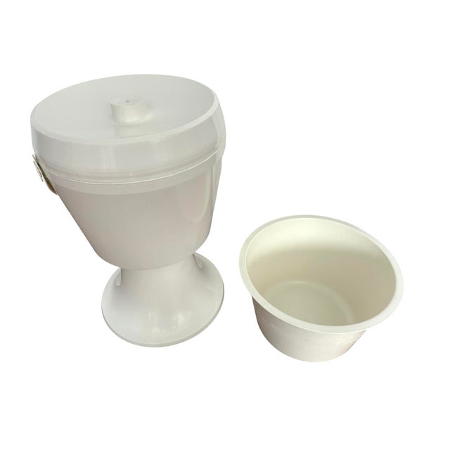 1960s Vintage Retro Mid Century Space Age Ice Bucket For Sale - Image 9 of 12