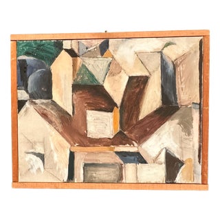 Arne Tengblad, Komposition, 1950s, Oil on Canvas, Framed For Sale