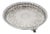 Circular Silver Ticket Box with Grate For Sale