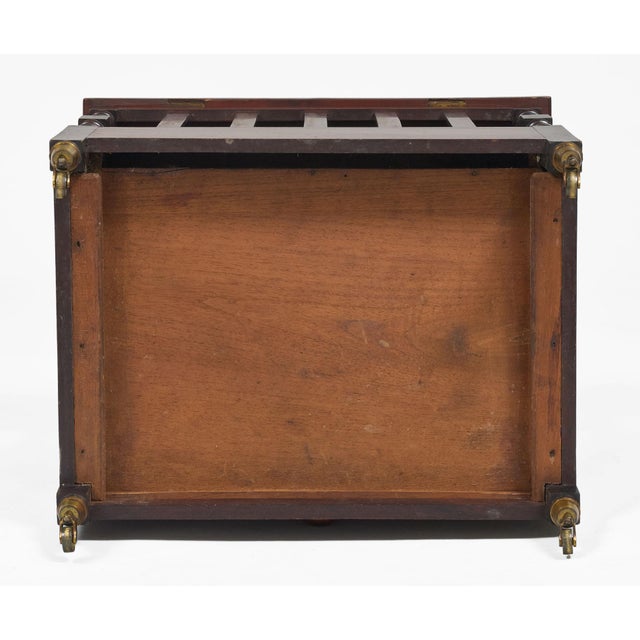 Early 19th Century Regency Mahogany Lidded Canterbury For Sale - Image 10 of 10