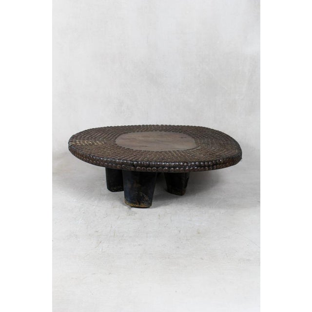 Vintage Wood Table, Rwanda For Sale - Image 5 of 5