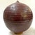 Ceramic 1980's Oxblood Stoneware Ridged Vessel With Nipple Top Opening - Ken Edwards Montana Potter For Sale - Image 7 of 11
