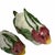 VIETRI Vintage Vietri “Spring Vegetables” Rabbit Butter Cover and Salt and Pepper Shakers, Made in Italy - Set of 3 For Sale - Image 4 of 5