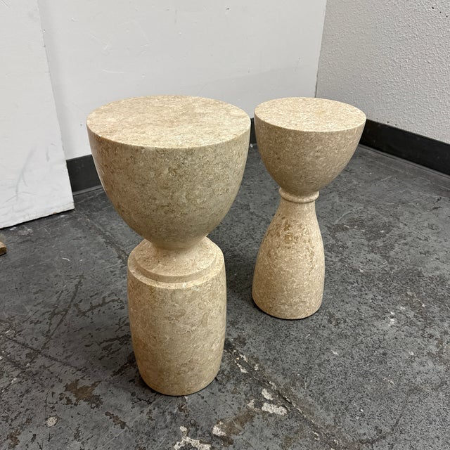 Design Plus Gallery presents a pair of the Architect Side Tables A + B from Noir. Formed from marble, each table showcases...