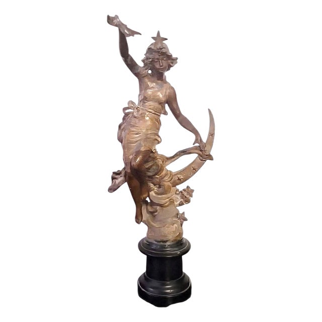 Unknown, La Nuit, 1800s, Bronze For Sale