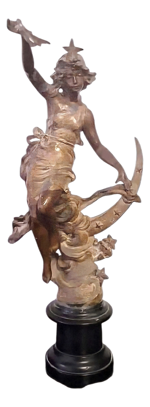 Unknown, La Nuit, 1800s, Bronze