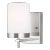 Visual Comfort Sean Lavin By Visual Comfort Studio Zire 1-Light Bath Sconce in Brushed Nickel For Sale - Image 4 of 4