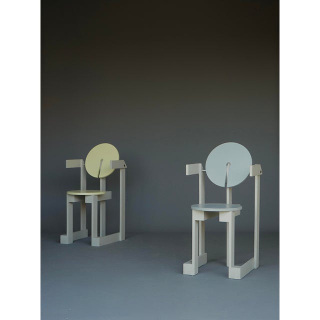 Vintage Dining Chairs by Henk Lampe, 1979, Set of 2 For Sale - Image 3 of 17