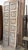 Wood Antique Hand-Carved Floral Wood Door Panels | Pair of Vintage Barn Doors 80x29 For Sale - Image 7 of 8