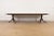 English Councill Furniture Georgian Banded Mahogany Double Pedestal Extension Dining Table, Newly Refinished For Sale - Image 3 of 14