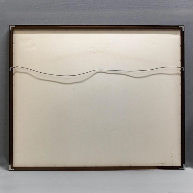 Blue Large Frank Howell Signed and Numbered Lithograph "Bouquet" For Sale - Image 8 of 8