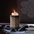 Golden Thread Medium Cylindrical Medium Candle Holder For Sale - Image 9 of 10