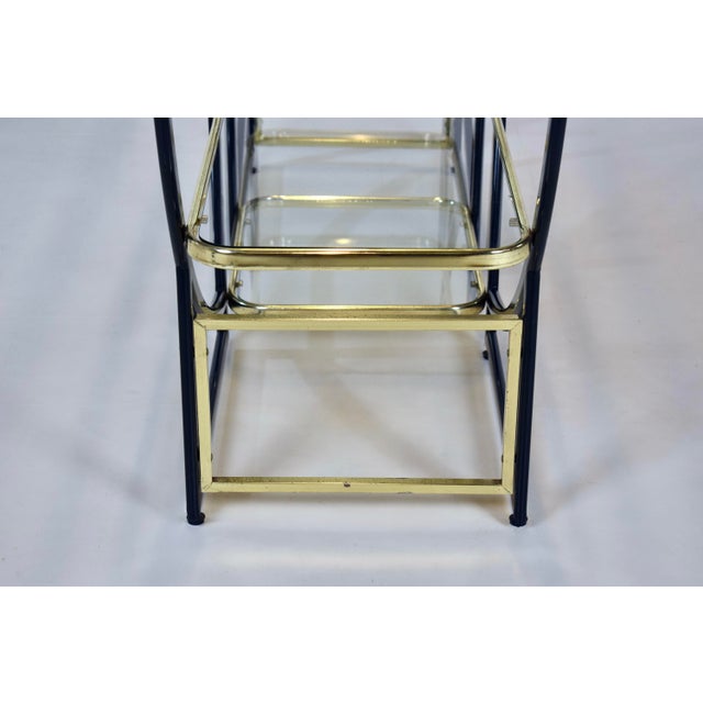 Large Hollywood Regency Circular Etegere Vitrine After Milo Baughman For Sale - Image 12 of 12
