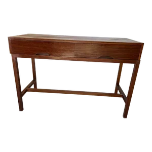Mid Century Danish Teak Table Desk on Stand. 1960s.