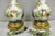 Antique French Napolean III Hand Painted Porcelain Oil Lamp Table Lamps - A Pair For Sale - Image 10 of 14
