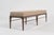 Mid-Century Modern Linear Bench in Natural Wanut Series 60 by Stamford Modern For Sale - Image 3 of 18