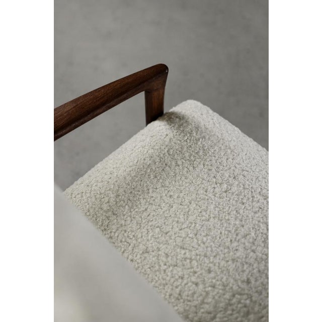 Mid-Century Scandinavian Modern White Teak Armchair from Bröderna Andersson, 1960s For Sale - Image 16 of 18
