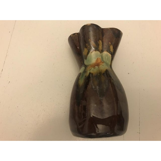 Brown Small Numbered Ceramic Vase, 1920s For Sale - Image 8 of 18