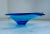Mats Jonasson Mats Jonasson Art Glass Blue Bowl, Sweden 1970s Mid Century Modern For Sale - Image 4 of 6