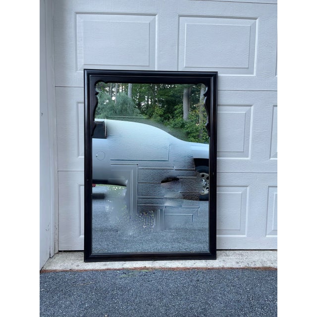 CENTURY FURNITURE CHIN HUA by Raymond K Sobota Asian Style Mirror with attached hanging hardware to back. In excellent...