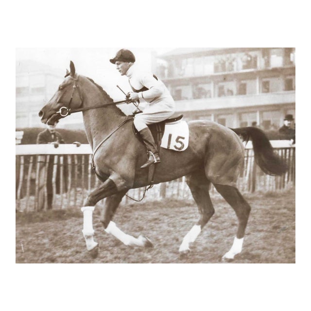 1938 Grand NAtional Steeplechase Liverpool Equestrian Photograph For Sale