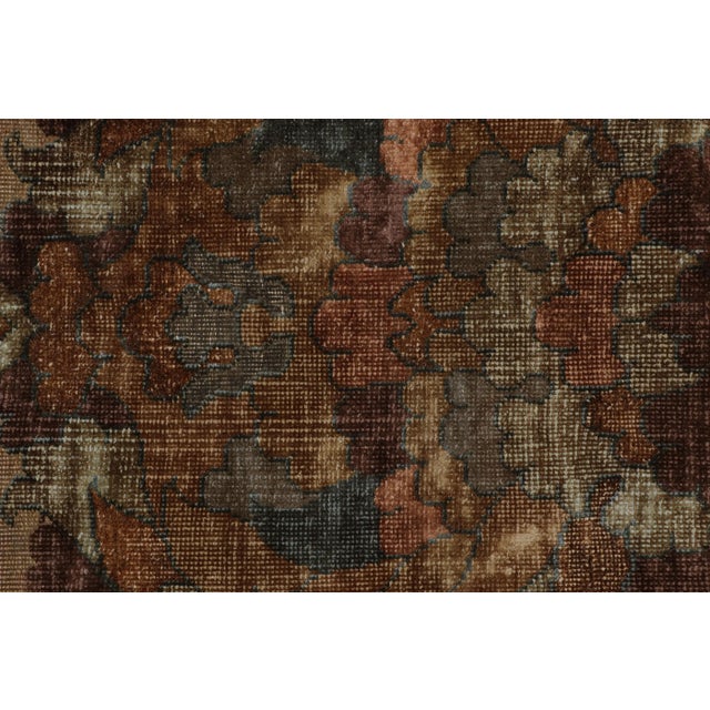 Textile Rug & Kilim’s Antique Ottoman Rug in Camel and Golden Brown Tones For Sale - Image 7 of 8