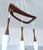 Vintage Pendant Light in Teak and Glass from Rispal For Sale - Image 4 of 18