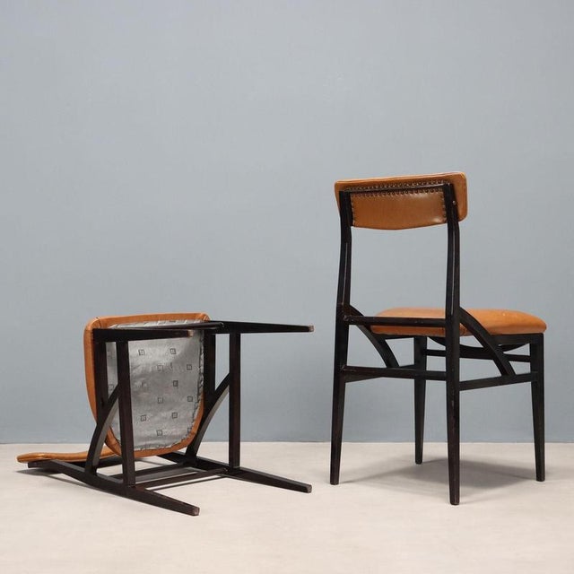 Vintage Chairs in Beech, 1960s For Sale - Image 10 of 11