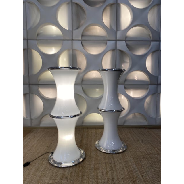 Vintage Table Lamps by Enrico Tronconi for Vistosi, 1960s, Set of 2 For Sale - Image 4 of 13
