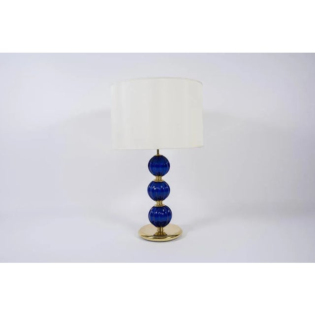 Murano Glass Lamps, Set of 2 For Sale - Image 6 of 7