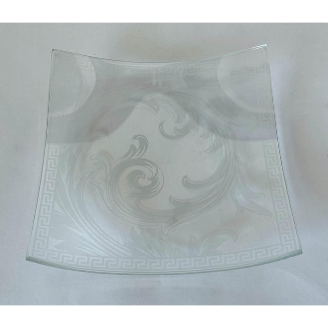 Glass Versace for Rosenthal Centerpiece For Sale - Image 7 of 12